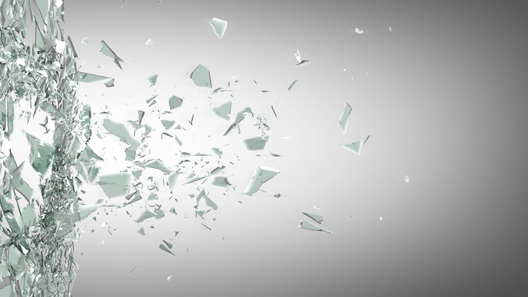 broken glass background