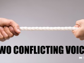 Two Conflicting Voices