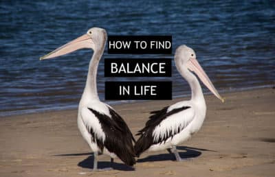 how to find balance in life