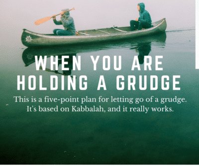 holding a grudge