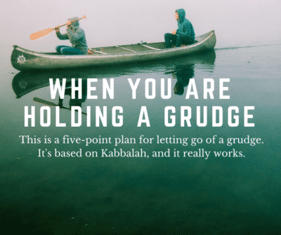 holding a grudge