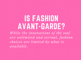 fashion avant-garde