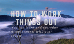 how to work things out